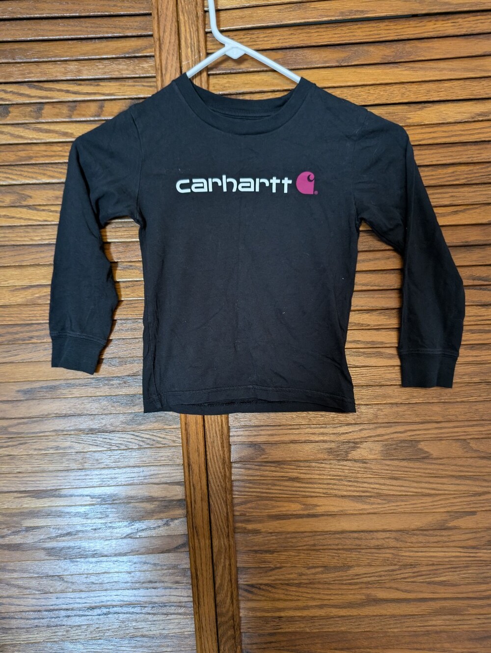 Carhartt‎  Youth Toddler Black Long Sleeve T-shirt Size 4